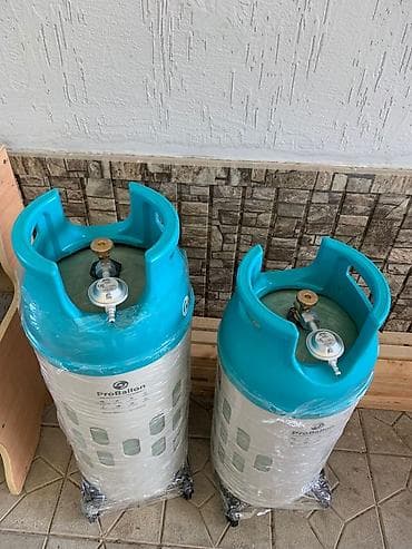 Все для дома и сада: Композитный газовый баллон, Другой бренд, Наполнение: Пропан, Объем баллона: 24 л — 1