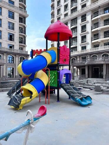 детская игровая площадка: Детские площадки, комплексы, спортивные площадки, горки, качели — 5