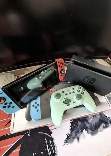 Nintendo Switch OLED: 🎮Nintendo Switch (прошитая)🎮 Комплектация по фото🔥: - консоль — 3