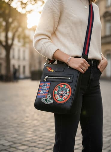 сумка miu miu: Классическая сумка, Gucci, Материал: Натуральная кожа, Регулируемый ремень, Мужские, Новый — 1