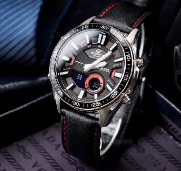 электронные часы: Edifice EFV-100L ___ Функции : дата, будильник, секундомер, таймер — 1