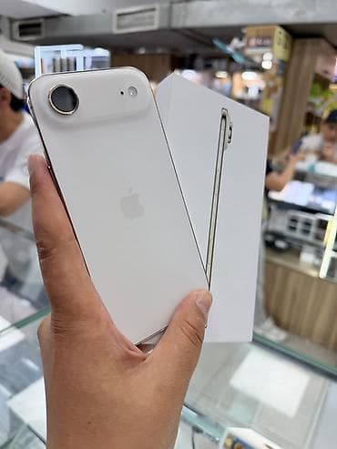 iphone osh: IPhone Air, Б/у, 512 ГБ, Белый, Коробка, 97 % — 3