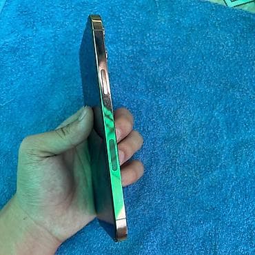 ремонт iphone бишкек: IPhone 12 Pro Max, Колдонулган, 256 ГБ, Алтын, Заряддоочу түзүлүш, Коргоочу айнек, Куту, 75 % — 3