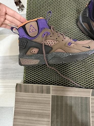 треккинговые: Мужские кроссовки, 36.5, 37, 36, Nike, Б/у, цвет - Коричневый, Самовывоз, Платная доставка — 2