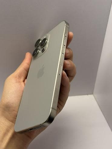 Apple iPhone: IPhone 15 Pro Max, Natural Titanium, Зарядное устройство, Коробка, 89 % — 3