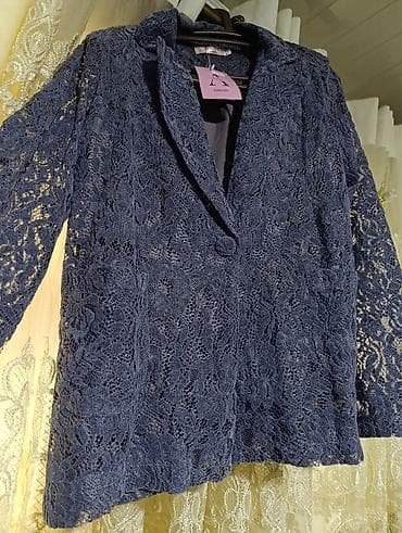 Жеке буюмдар: Ажурный женский жакет Adele Collection - Материал: кружево с — 2