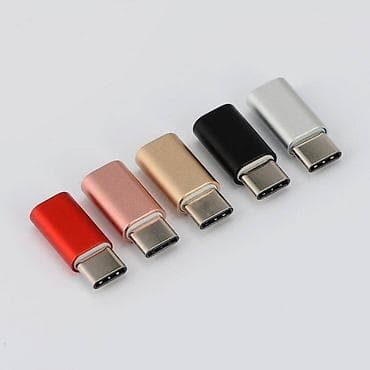 Адаптер переходник Type C (male) - micro USB (female). Type-C