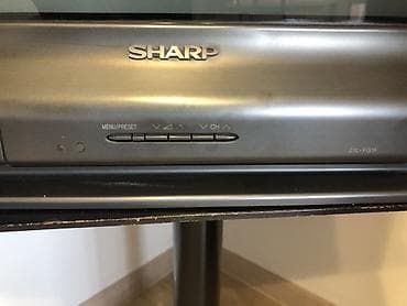 с выдвижным экраном: Телевизор кинескопный SHARP 21L-FG1F состояние отличное - Диагональ — 2