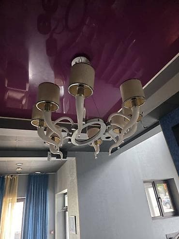 В наличии 1шт (б/у)

Потолочная люстра с 6 плафонами