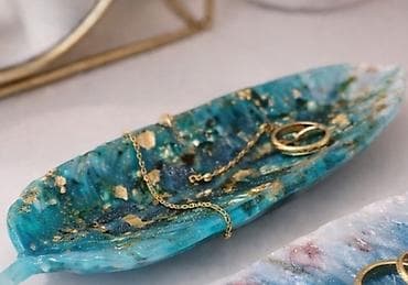 Шкатулки и подставки: Авторские подставки и тарелочки из эпоксидной смолы - Коллекция в — 1