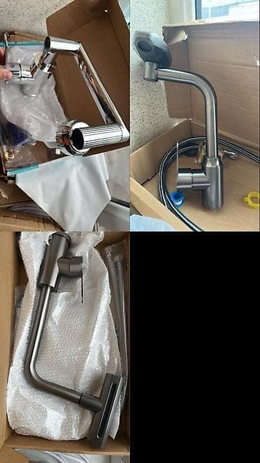 Кухонные краны: Смеситель для кухни с выдвижным/поворотным изливом - Тип — 1