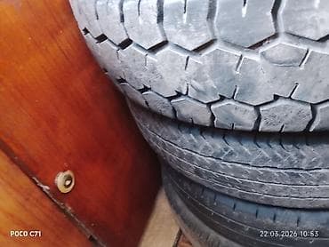 авто диски: Летние шины на портер б/у, r13 4шт и r15 2шт 6 шт шины 5000 — 1