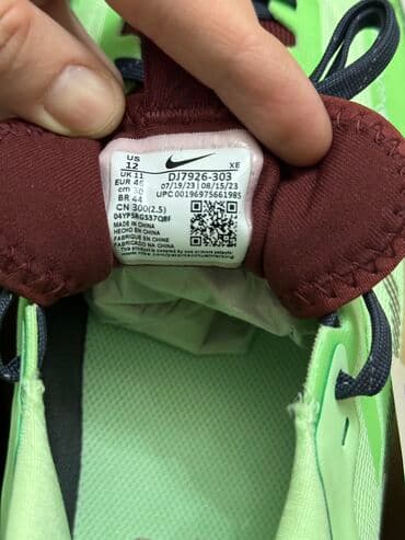 найк оригинал: Мужские кроссовки, 46, Nike, Новый, цвет - Зеленый, Самовывоз — 2