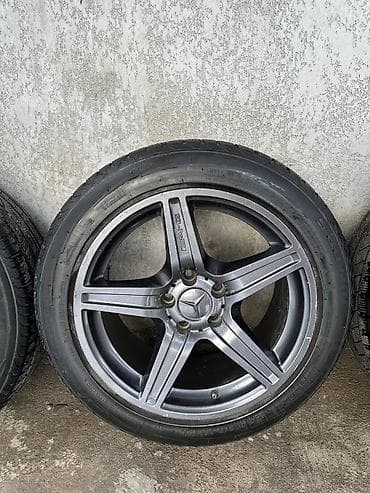мерседес 17: Дөңгөлөктөр монтажда 225 / 50 / R 17, Кыш, Комплект, Жеңил унаалар, Куйма, тешиктери - 5 — 10