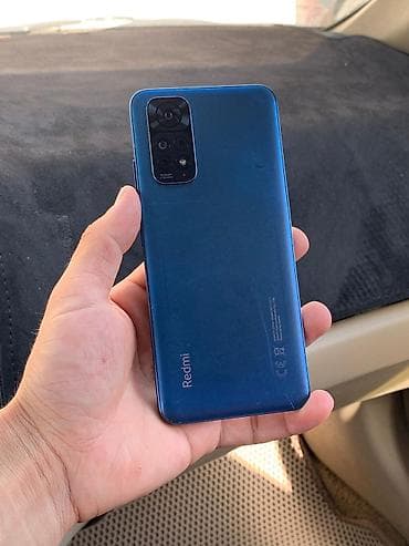 Redmi, Redmi Note 11, Б/у, 128 ГБ, цвет - Синий, 2 SIM