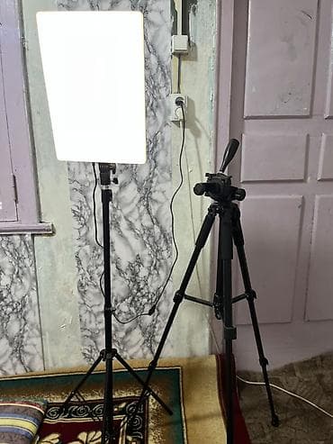 logitech 435: Лампа мощная для сьемок и штатив LED-панель для фото/видео PLOKAMA — 3