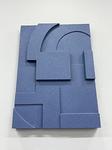 скультор: Рельефная настенная панель/арт-объект, монохромная. - Тип — 2