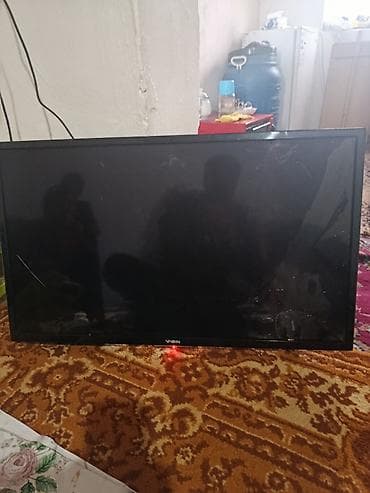 телевизор с приставкой: Телевизор VASIN, диагональ ориентировочно 32–40". LED-панель с — 2