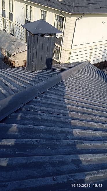 крыша жабат: Нолдон баштап крыша стяжка франтон фундамент кирпич штукатурка Жана — 7