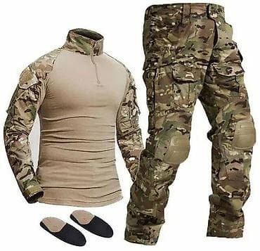 военная разгрузка: Тактический костюм (комбат-шорт + брюки) в камуфляже пиксель — 4