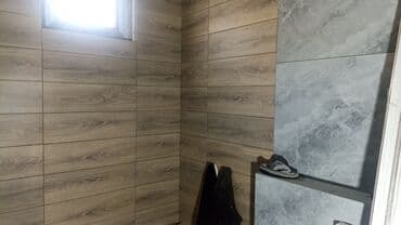 шкафы ванной комнаты: Укладка плитки керомагранит сан узел ванную комнату — 3