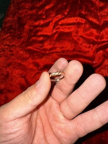 парные браслеты с вибрацией: Кольцо, Обручальное, Проба 585, Унисекс, Без вставки — 4