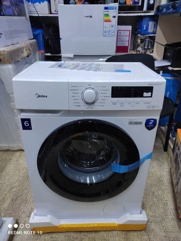 принтер: Стиральная машина Midea, Новый, Автомат, До 6 кг, Компактная — 3