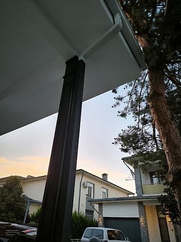 ремонт козырьков: Монтаж навеса/козырька над въездом и крыльцом частного дома под ключ — 2