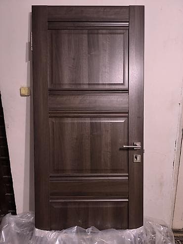 Ремонт и строительство: Балконная дверь, Б/у, Глухие, Деревянная — 1