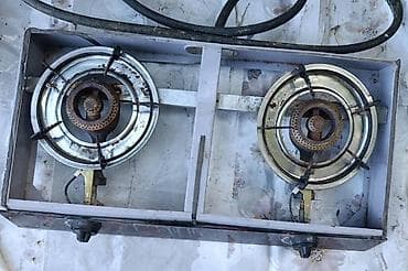 маналит плита: Газ плита рабочий шланг менен Двухконфорочная газовая настольная — 1