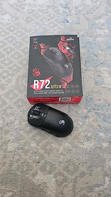 razer v3: Игровая мышь Bloody R72 Ultra - Беспроводная/проводная (Dual Mode) — 1