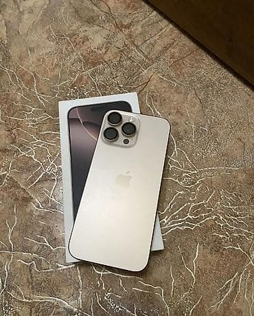 ipad pro 2: IPhone 16 Pro Max, 256 ГБ, Desert Titanium, Коробка, 92 % — 1