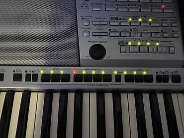 микрофон стойка: Синтезатор-аранжировщик Yamaha (серия PSR-3000) с цветным дисплеем и — 5