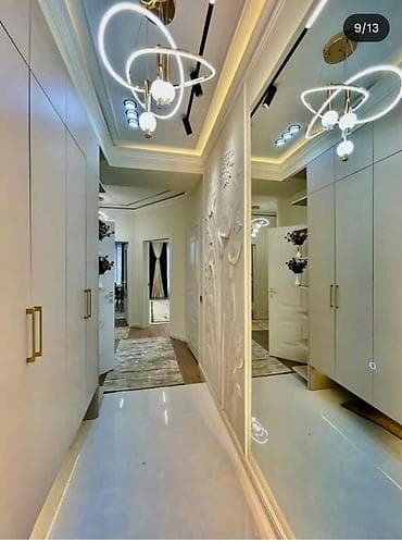 8: 2 комнаты, 74 м², Асанбай мкр Элитка, 3 этаж, Дизайнерский ремонт — 4