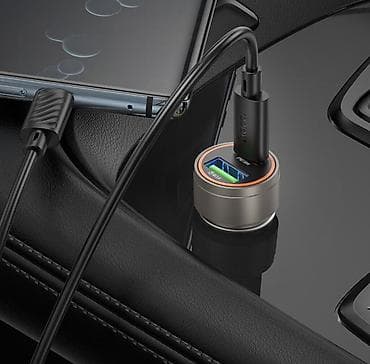 usb: Автомобильное зарядное устройство Hoco (комплект с кабелем USB‑C) - — 6