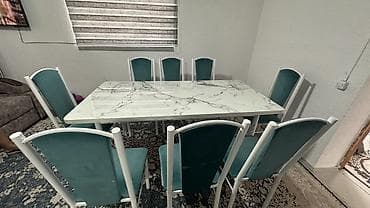 small table: Обеденная группа на 8 персон. Состав: - Прямоугольный стол с — 2