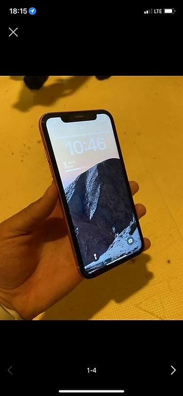 IPhone Xr, Б/у, 64 ГБ, Коралловый, 77 % — 4