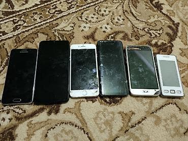 стекла для планшетов 4.7": Набор смартфонов разных моделей для запчастей/восстановления: - — 2