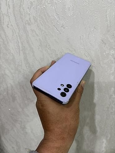 планшет huawei matepad 11: Samsung Galaxy A32, Б/у, 64 ГБ, цвет - Фиолетовый, В рассрочку, 2 SIM — 1