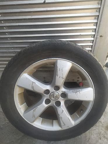Колеса в сборе 225 / 55 / R 18, Лето, Б/у, Комплект, Легковые, Литые, отверстий - 5