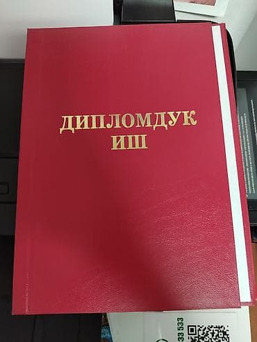 Расходные материалы: Папка-обложка для дипломной работы. Формат: под стандартные листы A4 — 1