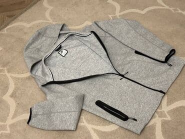 Мужская толстовка, XL, Nike, Новый, цвет - Серый