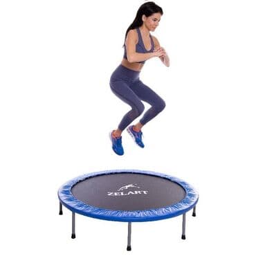 батуте: Батут 45 " Let's Go диаметром 115 см с мягким покрытием. В комплекте — 3