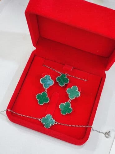 свадебные платья от производителя: Набор украшений, Проба 925, Женские, Новый — 4