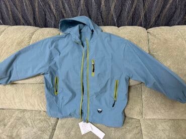 плащи от дождя: Легкая ветровка с капюшоном - Цвет: светло-голубой с контрастной — 1