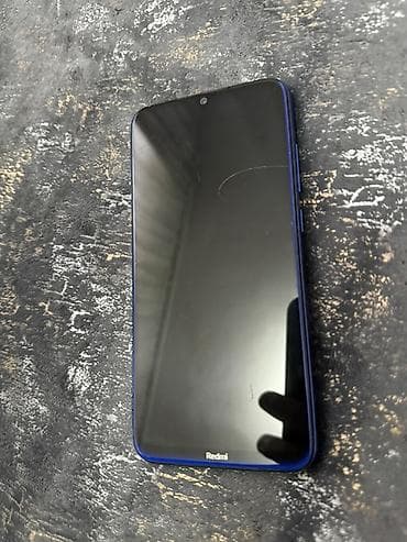 монитор для селфи: Redmi, Redmi Note 8, Б/у, 128 ГБ, цвет - Синий, 2 SIM — 6