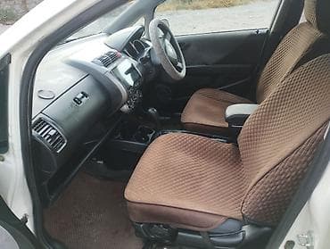 сидение авто: Чехлы Велюровые, цвет - Белый, Honda, Б/у — 4