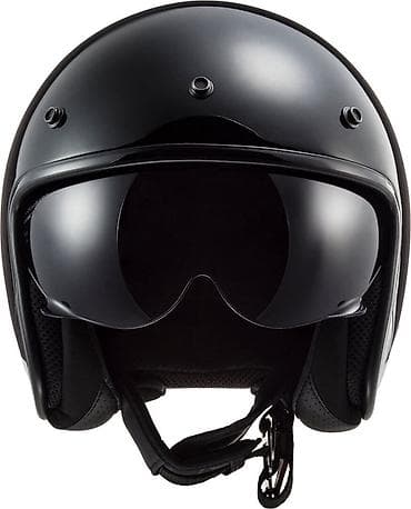 Спорт жана эс алуу: LS2 OM 601, xxxl, 63-64см, открытый мотоциклетный шлем-джет, черный — 1