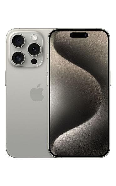 Мобильные телефоны: IPhone 15 Pro, Б/у, 256 ГБ, Natural Titanium, 79 % — 1