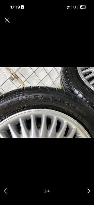 меняю диски на 14: Колеса в сборе 155 / 65 / R 14, Лето, Комплект, Легковые, Железные, отверстий - 4 — 3